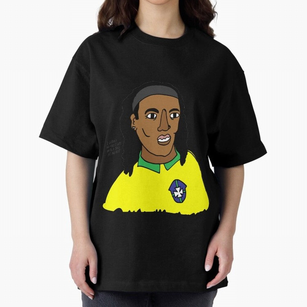 Ronaldinho Brazil Football Ball Life Classic T-Shirt Unlock FIFA World Cup 2026 USA Canada Mexico with Cristiano Ronaldo, Argentina, France and Brazil Energy, Stadium Chants, National Pride, Trophy Dreams and Unforgettable Football Memories; Made