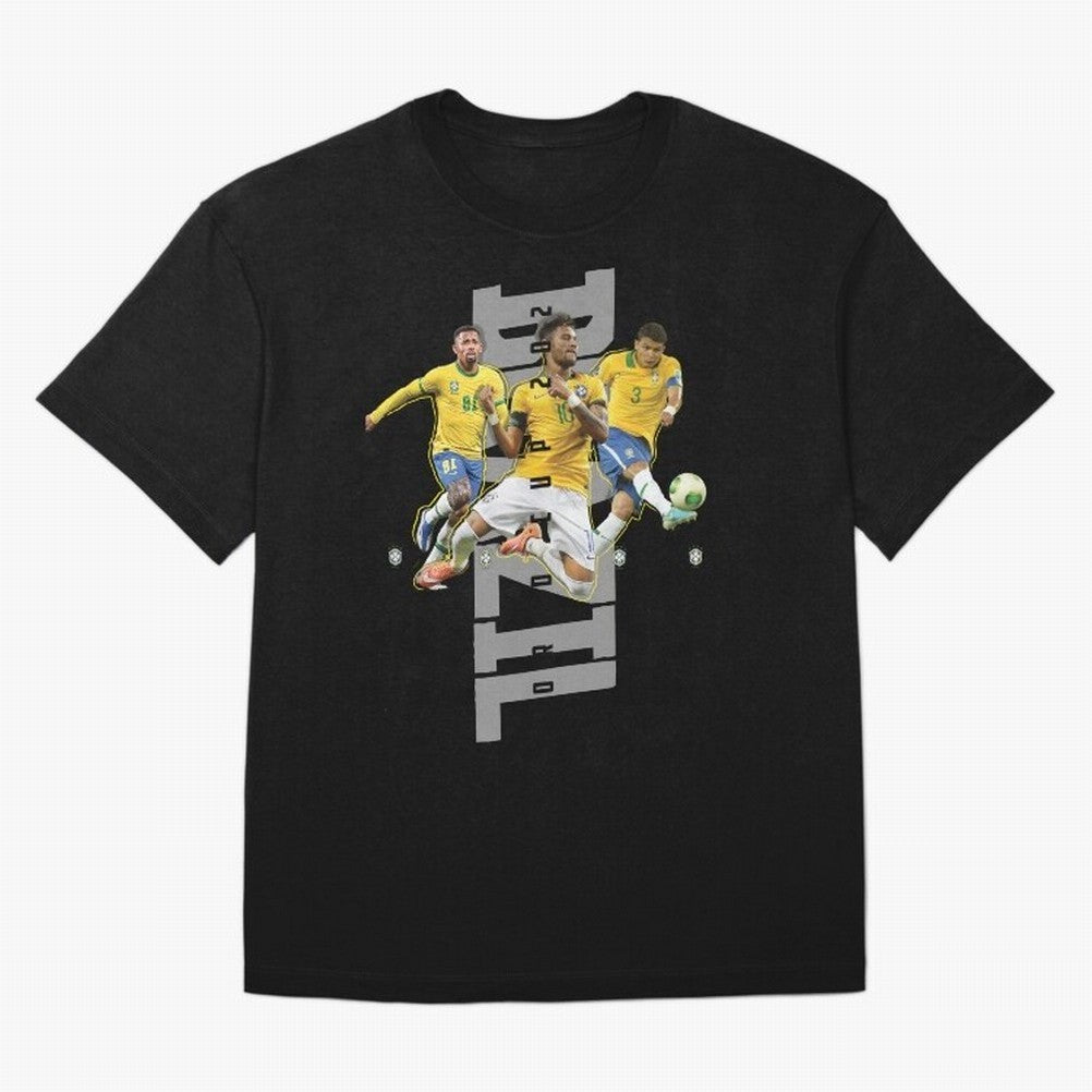 Brazil World cup 2022 Oversized T-Shirt Celebrate FIFA World Cup 2026 USA Canada Mexico Built around Mbappe and Neymar, England and Germany Energy, Football Festival Excitement, Trophy Ambitions, Country Rivalries and Star Player Buzz; Built for