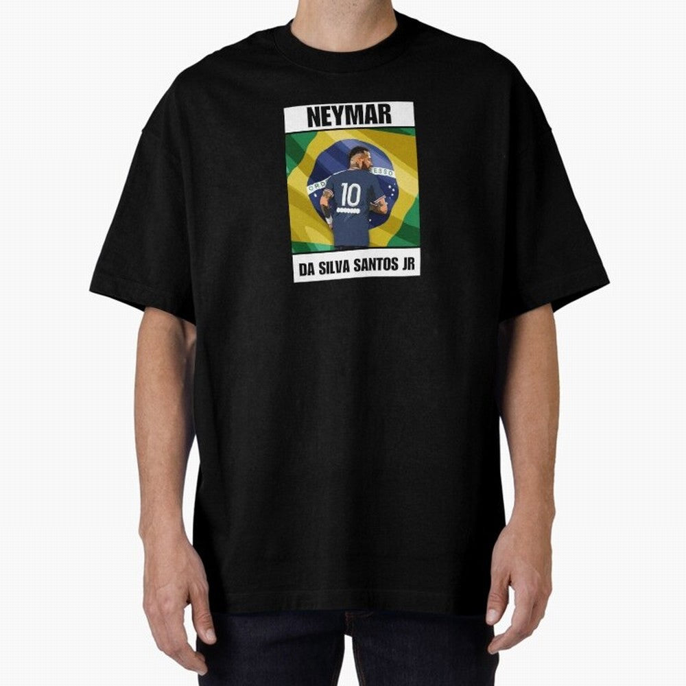 El Ney Oversized T-Shirt Represent the Passion of Match Day Hype around FIFA World Cup 2026 USA Canada Mexico, Messi and Cristiano Ronaldo, England and Germany, Stadium Chants, National Pride, Trophy Dreams and Unforgettable Football Memories;