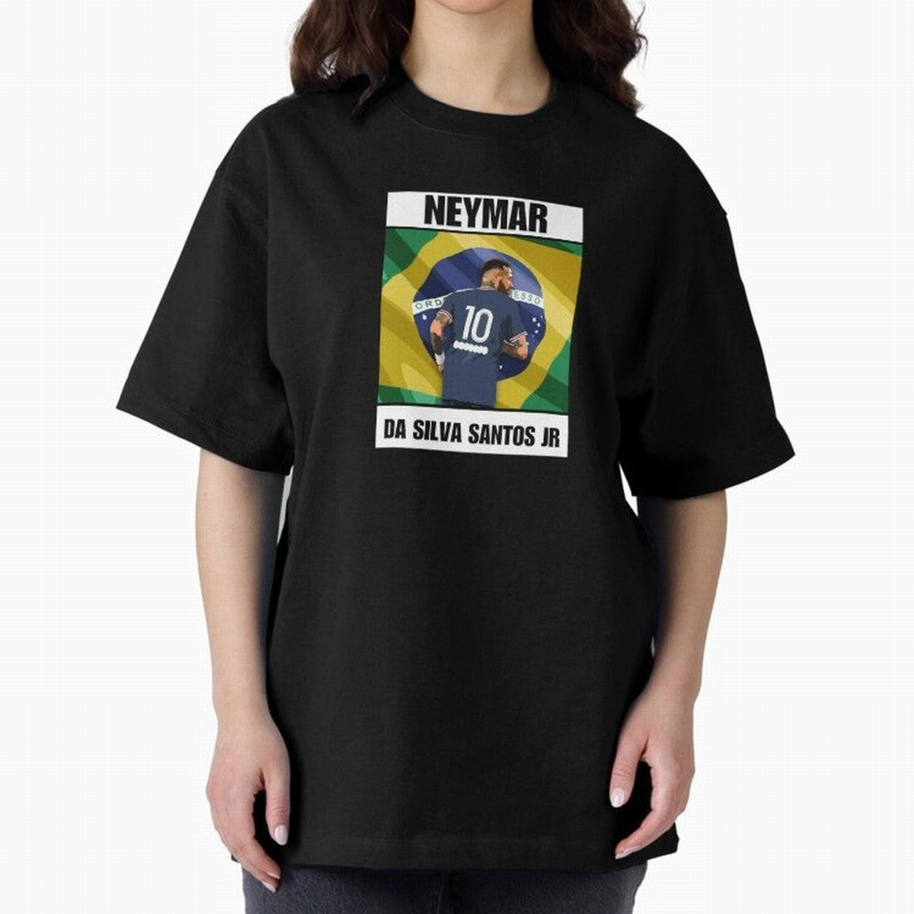 El Ney Oversized T-Shirt Represent the Passion of Match Day Hype around FIFA World Cup 2026 USA Canada Mexico, Messi and Cristiano Ronaldo, England and Germany, Stadium Chants, National Pride, Trophy Dreams and Unforgettable Football Memories;