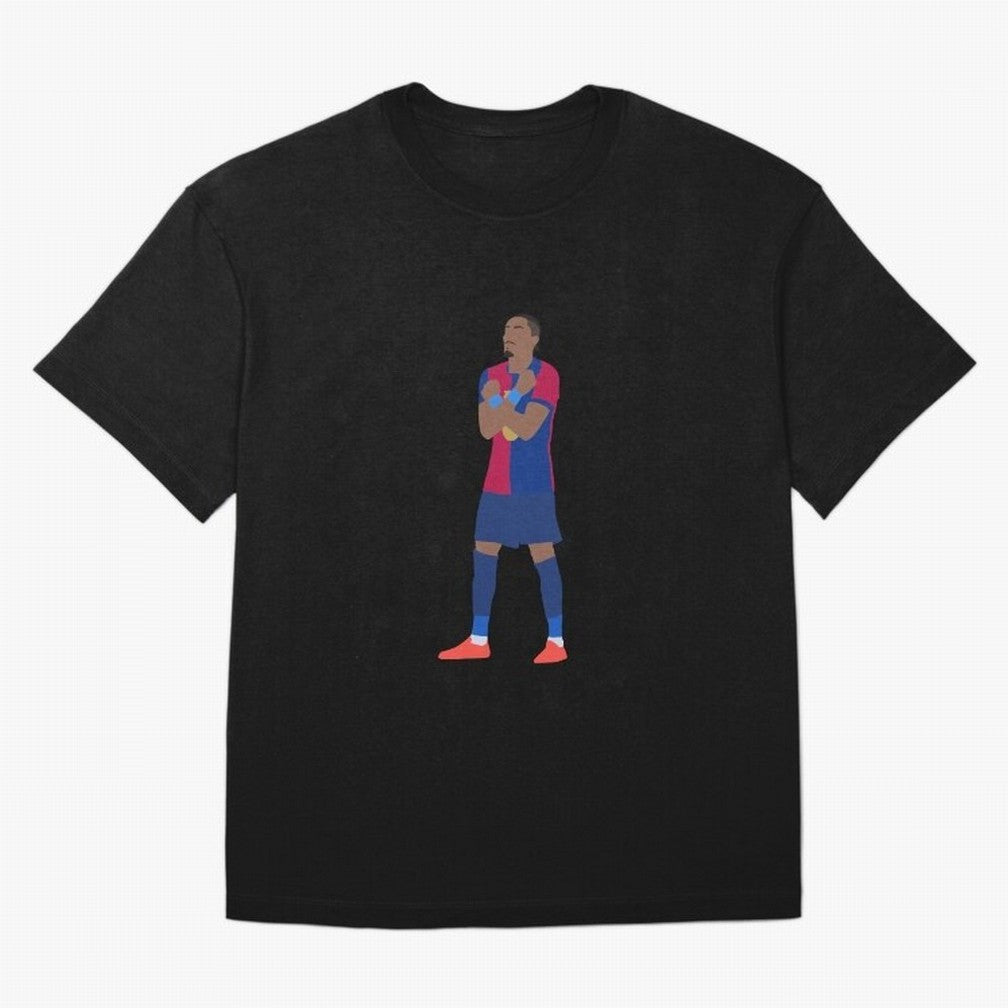 Raphinha Barcelona Celebration Classic T-Shirt Live the Energy of Match Day Hype around FIFA World Cup 2026 Group Stage, Messi, Neymar and Mbappe, Portugal, Tournament Hype, Historic Matchups, Family Viewing Parties and Global Sports Pride; Perfect