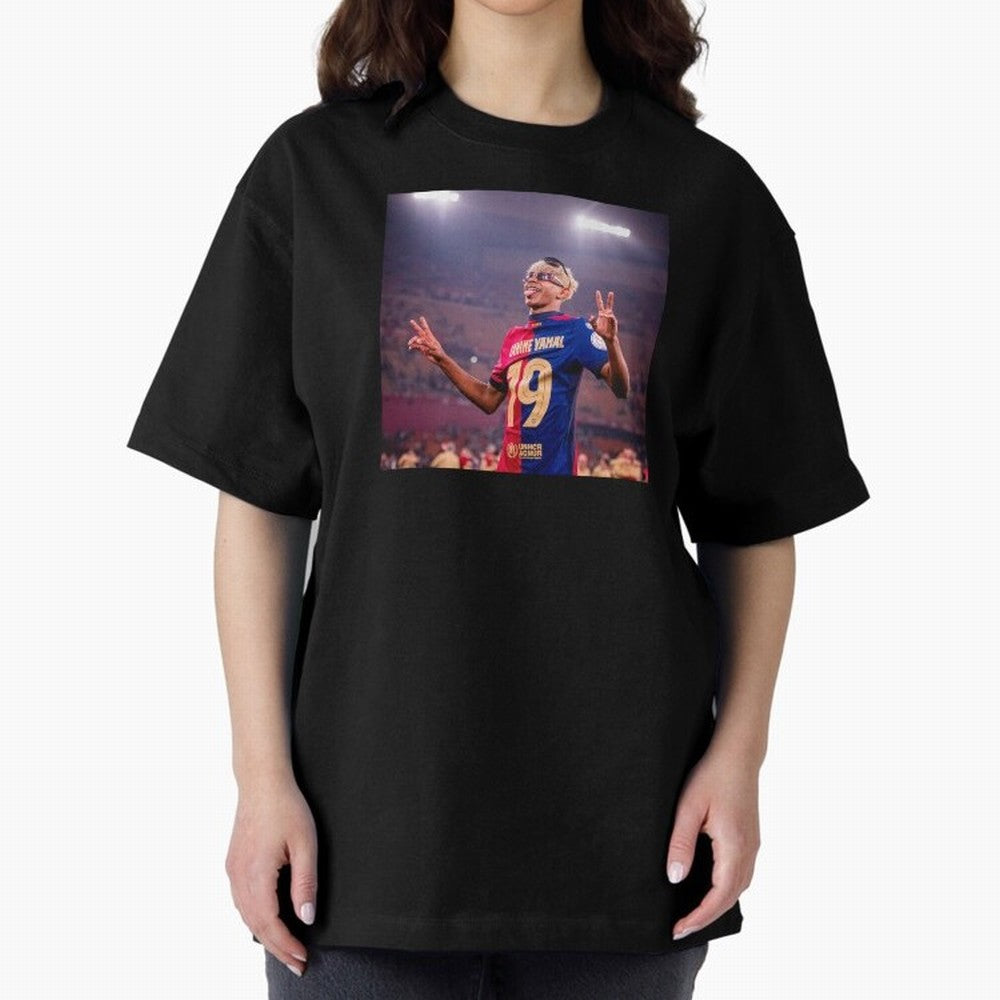 Lamine Yamal Oversized T-Shirt Celebrate Rivalries and Pride in Match Day Hype around FIFA World Cup 2026, Haaland and Mbappe, France, Fan Favorite Moments, National Team Passion, Big Match Drama and Soccer History; Perfect for Supporters Who Want