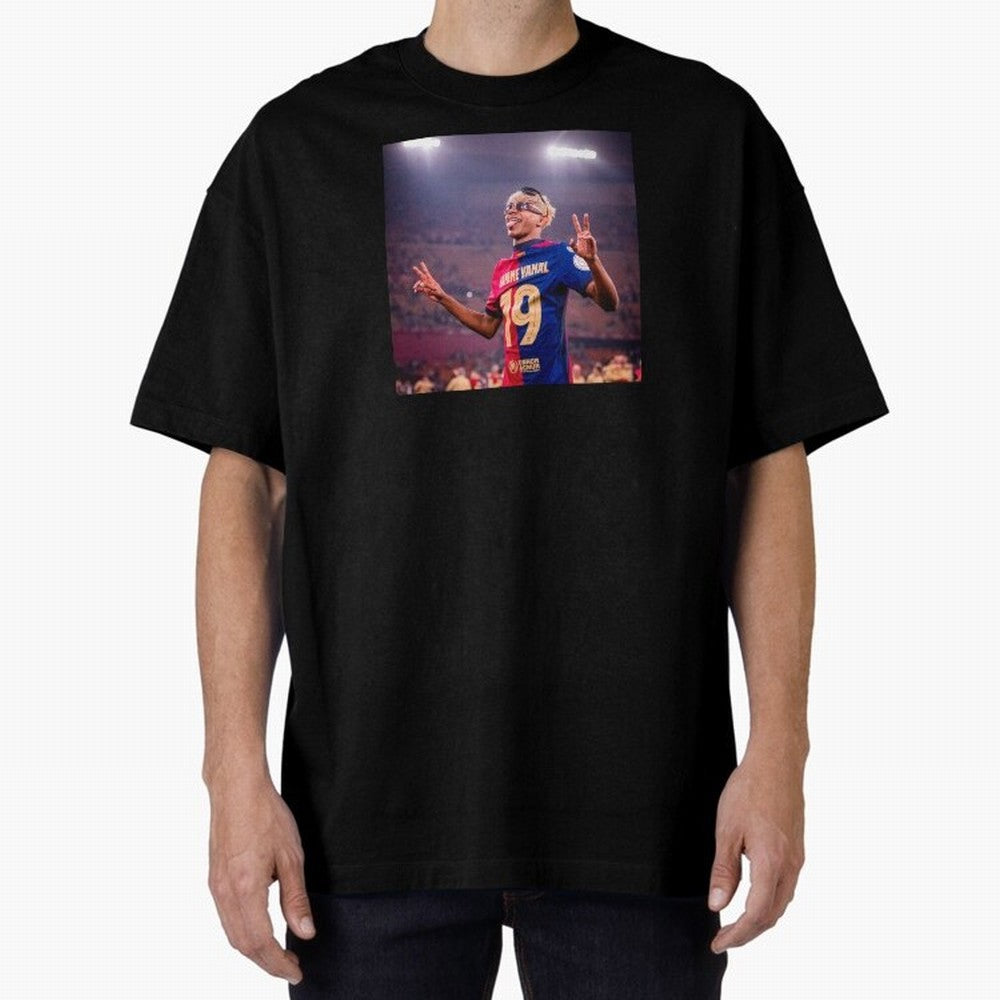 Lamine Yamal Oversized T-Shirt Celebrate Rivalries and Pride in Match Day Hype around FIFA World Cup 2026, Haaland and Mbappe, France, Fan Favorite Moments, National Team Passion, Big Match Drama and Soccer History; Perfect for Supporters Who Want