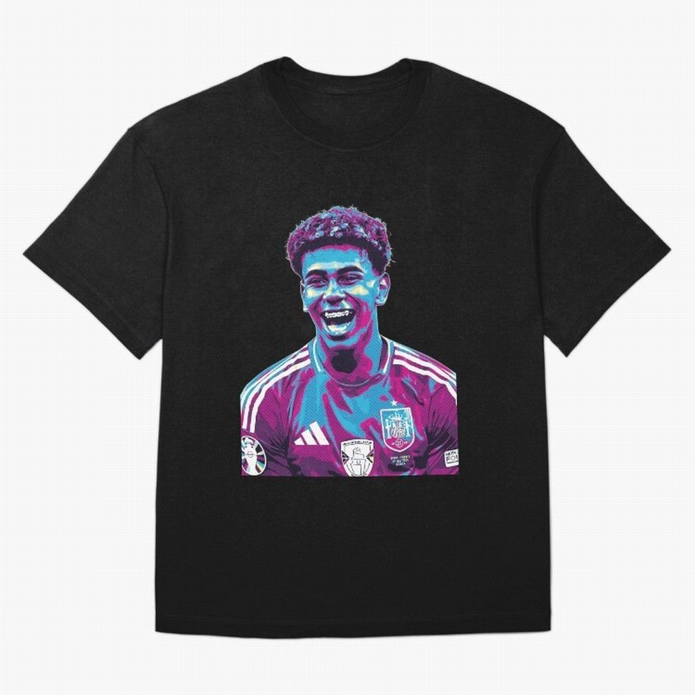 lamine yamal laugh Classic T-Shirt Celebrate the Road through FIFA World Cup 2026 USA Canada Mexico Spirit, Centered on Germany, Cristiano Ronaldo, Haaland and CR7, Football History, Final Match Energy, Crowd Noise and Once in a Lifetime Moments;