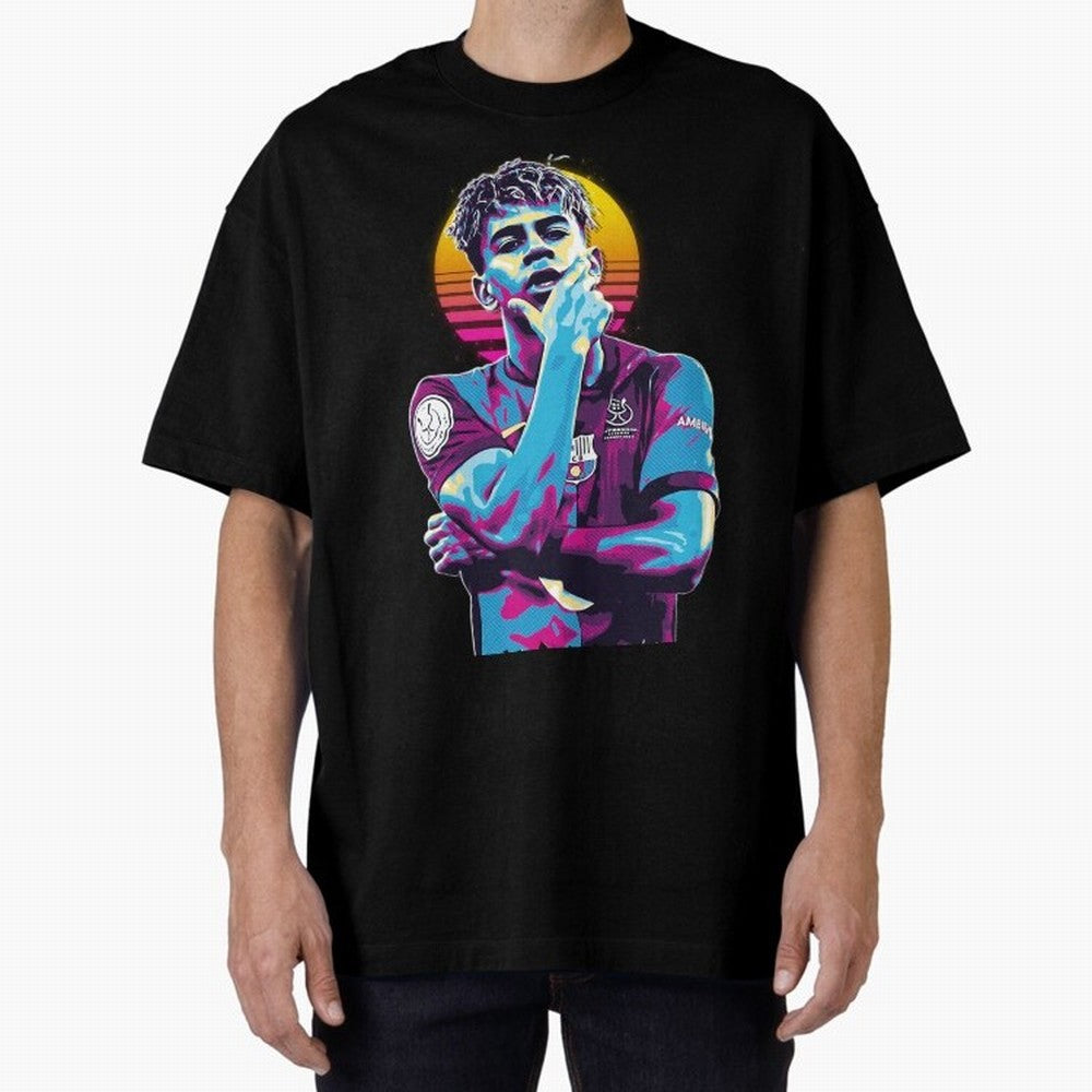 Lamine Yamal goal celebration Classic T-Shirt Honor the Football Icons of Global Football Passion for FIFA World Cup 2026 Group Stage, with Messi, Brazil, Portugal and Argentina, Vintage Soccer Flavor, Modern Football Stars, National Flags and