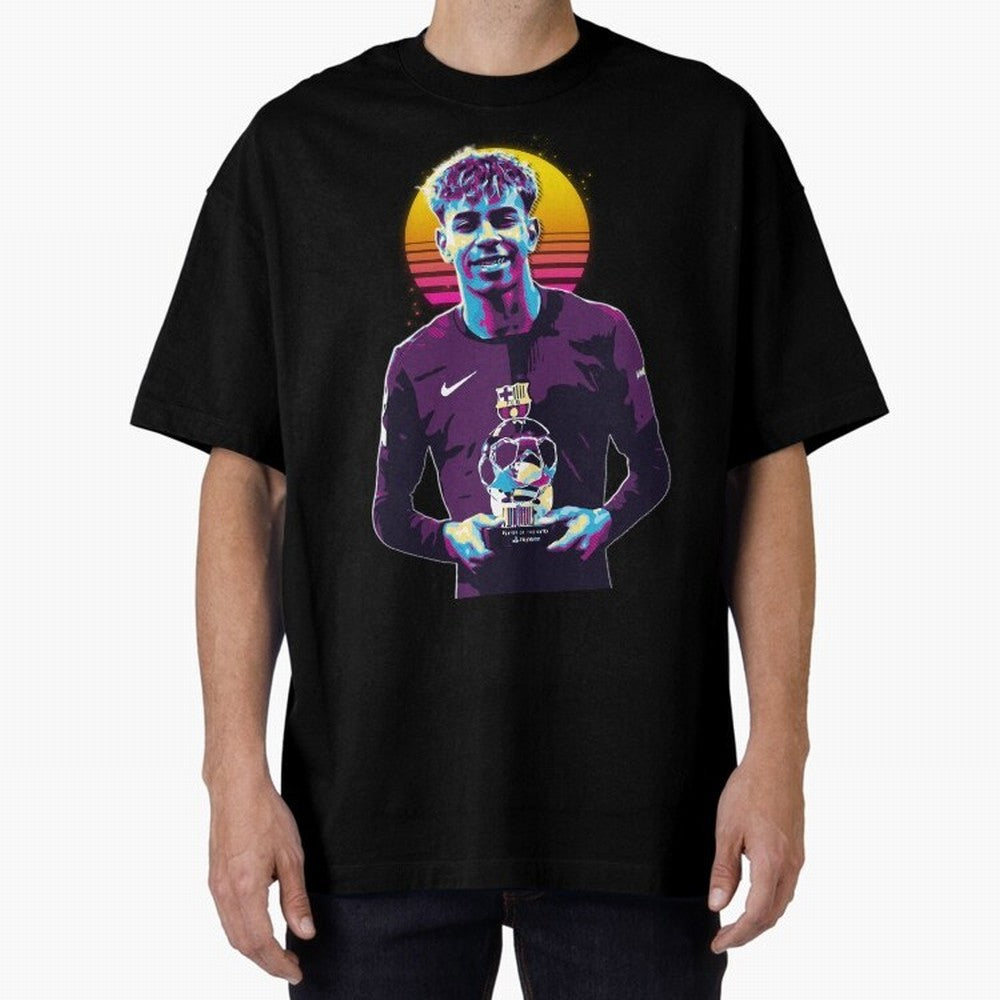Lamine Yamal holding the trophy Classic T-Shirt Bring the FIFA World Cup 2026 Group Stage Journey through CR7 and Messi Highlights, England and Germany Pride, Football Passion, Legendary Performances, Festival Vibes and Supporter Community; Ideal