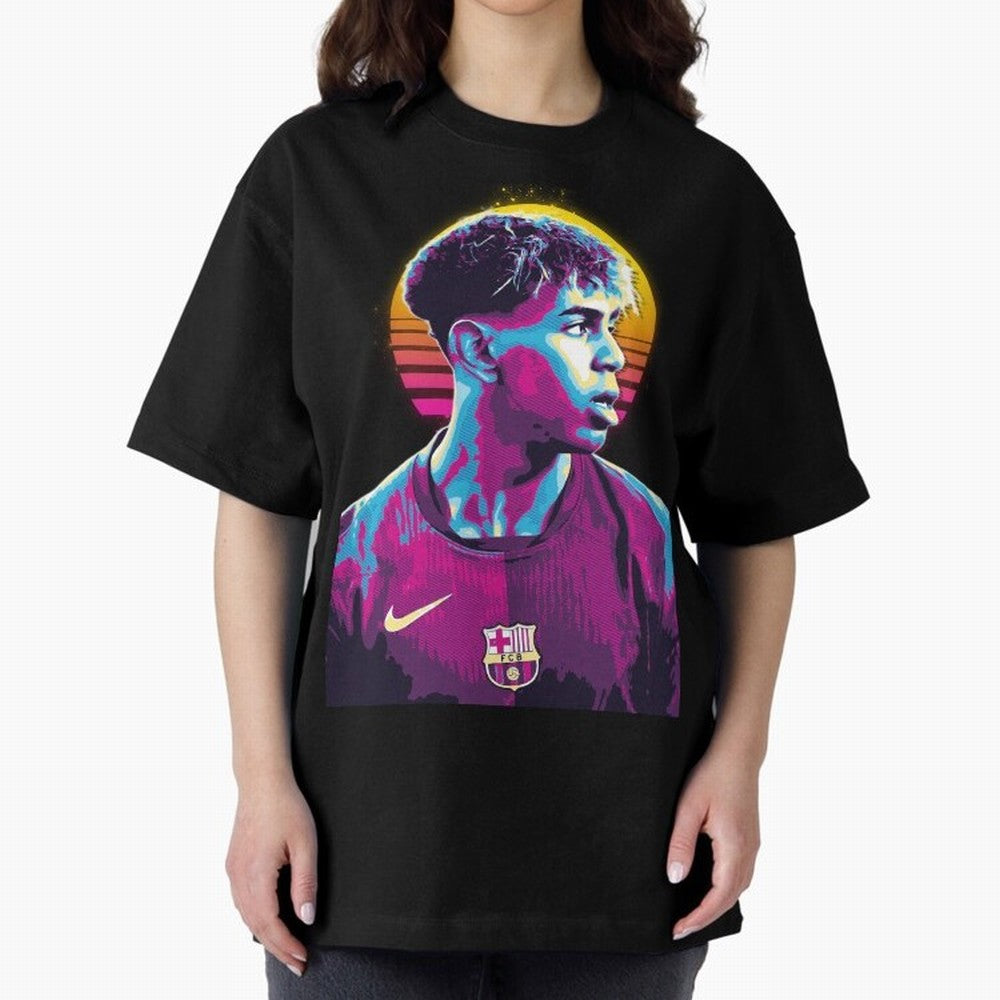 Lamine Yamal youn player the best Oversized T-Shirt Follow the Final Road of Match Day Hype around FIFA World Cup 2026, Cristiano Ronaldo, Haaland and CR7, Netherlands, Sports Nostalgia, International Competition, Famous Players and Unforgettable