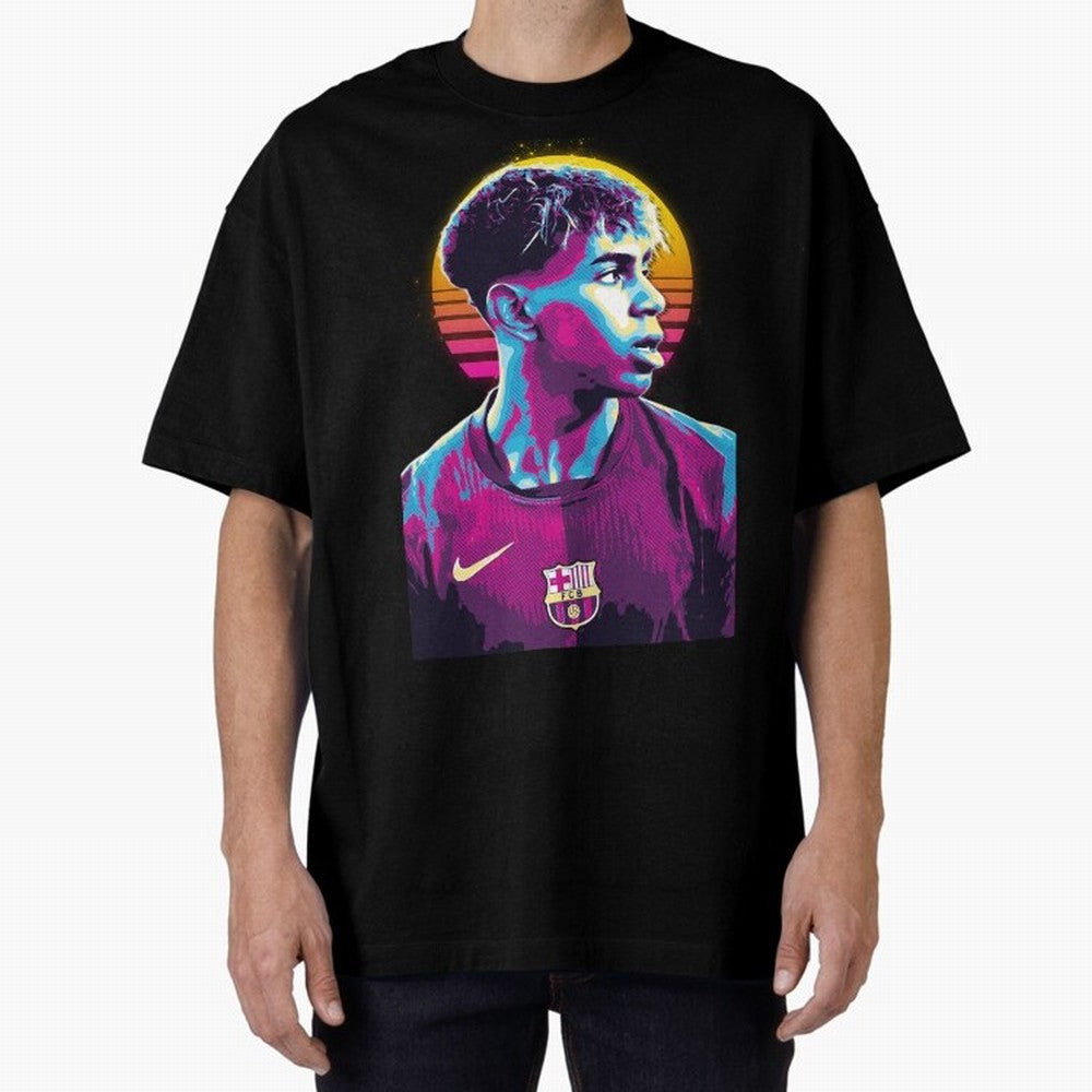 Lamine Yamal youn player the best Oversized T-Shirt Follow the Final Road of Match Day Hype around FIFA World Cup 2026, Cristiano Ronaldo, Haaland and CR7, Netherlands, Sports Nostalgia, International Competition, Famous Players and Unforgettable
