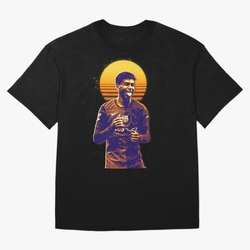 Yamal Lamine fcb club Oversized T-Shirt Relive Legendary Nights from FIFA World Cup 2026 for Fans of Cristiano Ronaldo and Brazil, Portugal and Argentina, Bringing Sports Nostalgia, International Competition, Famous Players and Unforgettable