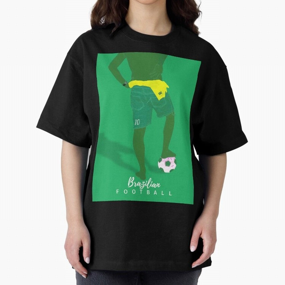 Brazilian Football Tribute Classic T-Shirt Elevate Global Football Passion for FIFA World Cup 2026 Group Stage, Capturing Messi, CR7 and Mbappe, England, Championship Spirit, Famous Goals, Roaring Crowds and International Football Unity; Perfect