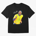 Ronaldo 9 Wpap Pop Art Oversized T-Shirt Relive FIFA World Cup 2026 Centered on CR7 and Messi, Spain Energy, Vintage Soccer Flavor, Modern Football Stars, National Flags and Final Night Emotion; Built for Supporters Chasing Trophy Dreams, Final