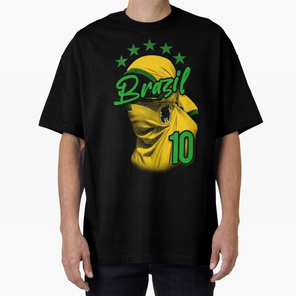 Design Brazil 10 Classic T-Shirt Get Ready for Match Day Hype around FIFA World Cup 2026, Neymar, France and Portugal, Football Festival Excitement, Trophy Ambitions, Country Rivalries and Star Player Buzz; Great for Supporters Who Love Legendary