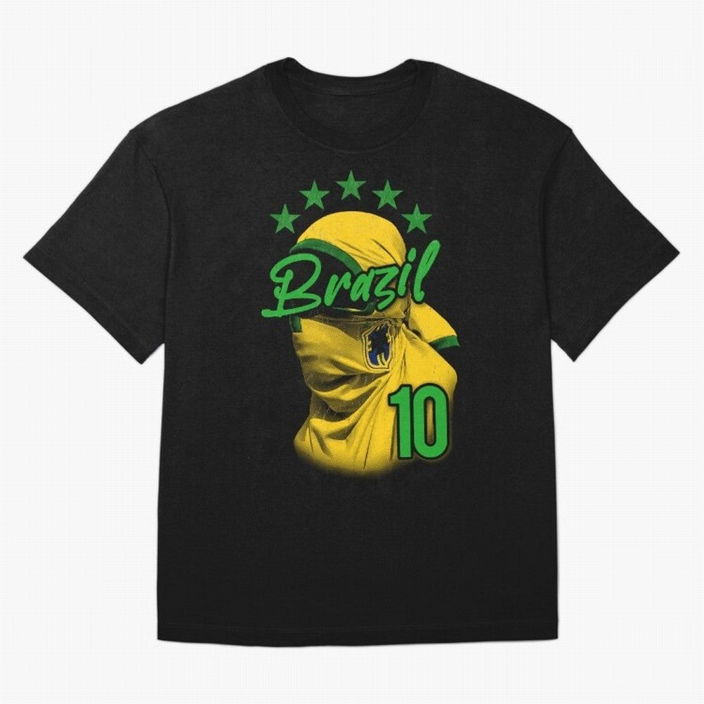 Design Brazil 10 Classic T-Shirt Get Ready for Match Day Hype around FIFA World Cup 2026, Neymar, France and Portugal, Football Festival Excitement, Trophy Ambitions, Country Rivalries and Star Player Buzz; Great for Supporters Who Love Legendary