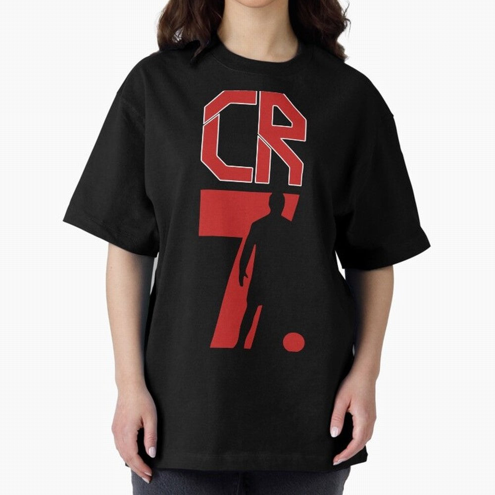 Football World Cup cristiano ronaldo CR7 Legacy Oversized T-Shirt Follow the Final Road of Global Football Passion for FIFA World Cup 2026 Group Stage, Capturing CR7, Brazil, Portugal and Argentina, Football History, Final Match Energy, Crowd Noise