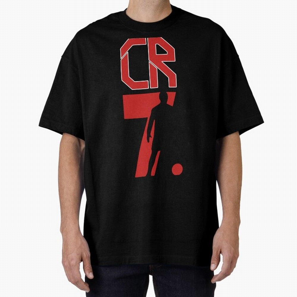 Football World Cup cristiano ronaldo CR7 Legacy Oversized T-Shirt Follow the Final Road of Global Football Passion for FIFA World Cup 2026 Group Stage, Capturing CR7, Brazil, Portugal and Argentina, Football History, Final Match Energy, Crowd Noise