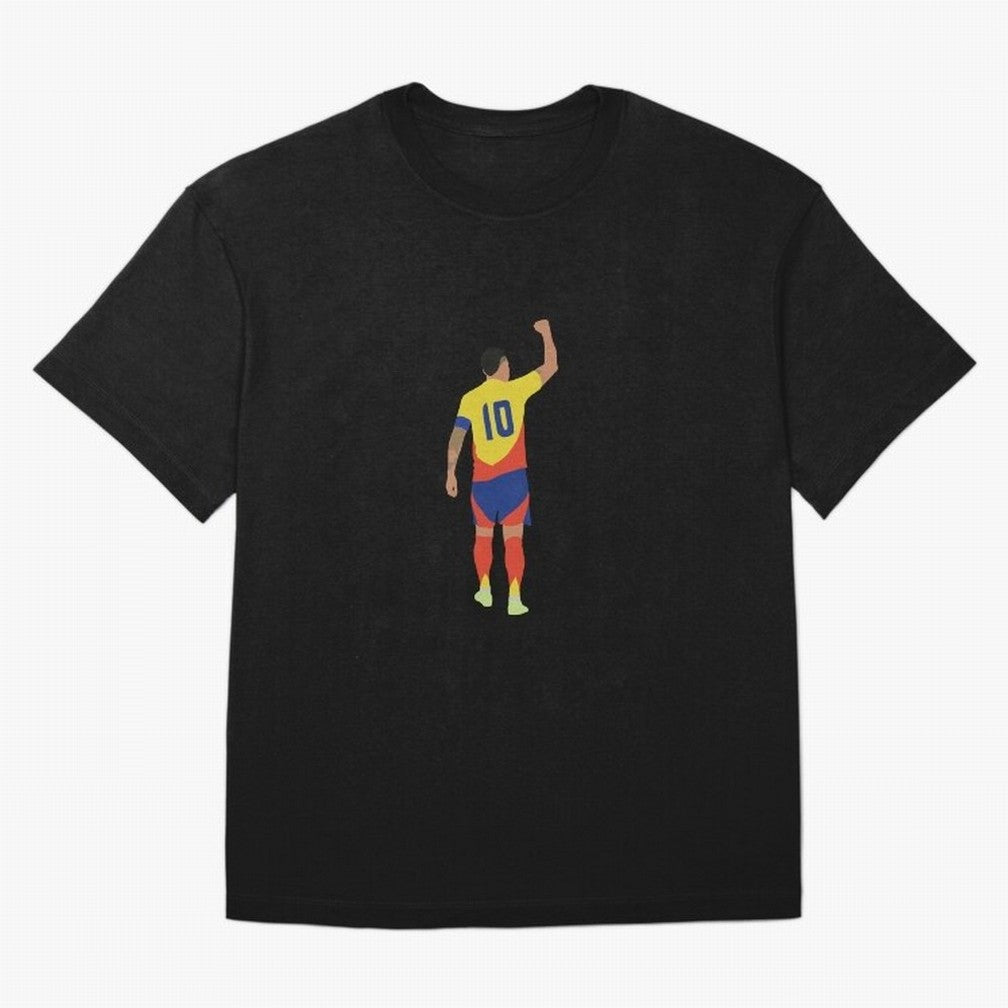 James Rodr¨ªguez Colombia Captain Classic T-Shirt Show Match Day Excitement for FIFA World Cup 2026 Inspired by Neymar, Brazil, Portugal and Argentina Energy, Worldwide Fan Energy, Dramatic Goals, Stadium Lights and Championship Celebrations; Great