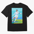 Cristiano Ronaldo Wpap Art Classic T-Shirt Show Up for the Glory of FIFA World Cup 2026 Filled with CR7 and Messi, Argentina and Brazil Energy, Championship Spirit, Famous Goals, Roaring Crowds and International Football Unity; Great for Supporters