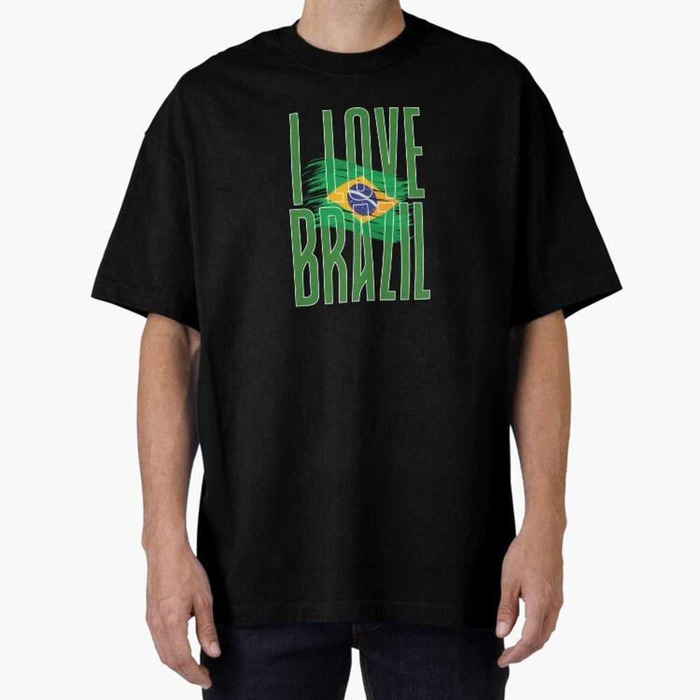 Art I Love BRAZIL Classic T-Shirt Celebrate Fan Culture around Match Day Hype around FIFA World Cup 2026 Group Stage, Haaland, England and Germany, Supporter Pride, Iconic Celebrations, Legendary Names and Global Match Day Energy; Great for