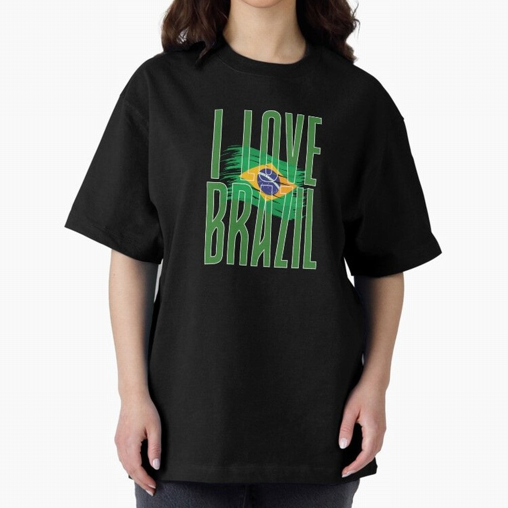 Art I Love BRAZIL Classic T-Shirt Celebrate Fan Culture around Match Day Hype around FIFA World Cup 2026 Group Stage, Haaland, England and Germany, Supporter Pride, Iconic Celebrations, Legendary Names and Global Match Day Energy; Great for