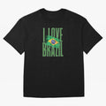 Art I Love BRAZIL Classic T-Shirt Celebrate Fan Culture around Match Day Hype around FIFA World Cup 2026 Group Stage, Haaland, England and Germany, Supporter Pride, Iconic Celebrations, Legendary Names and Global Match Day Energy; Great for