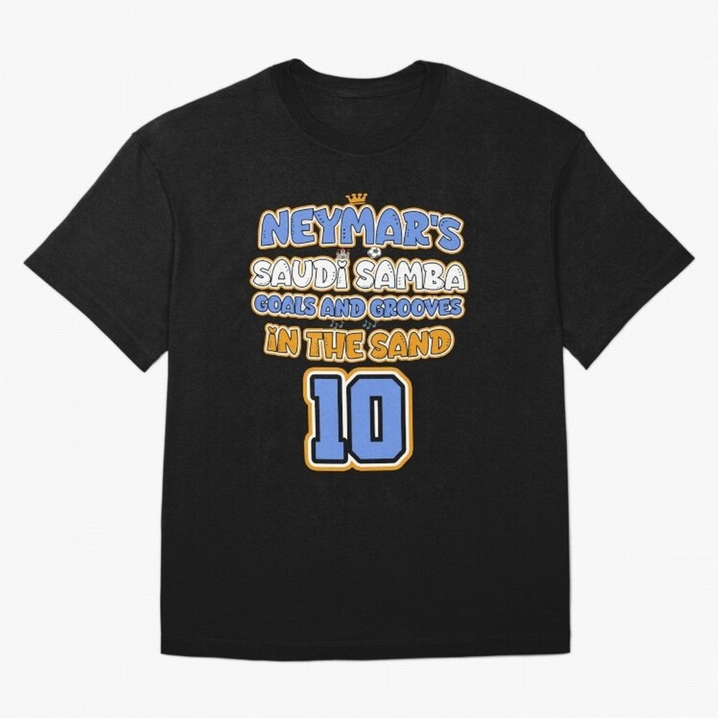 SAUDI SAMBA GOALS & GROOVES Oversized T-Shirt Experience FIFA World Cup 2026 for Fans of Messi and Spain, Bringing Football History, Final Match Energy, Crowd Noise and Once in a Lifetime Moments; Perfect for Fans, Collectors, Family Gatherings,