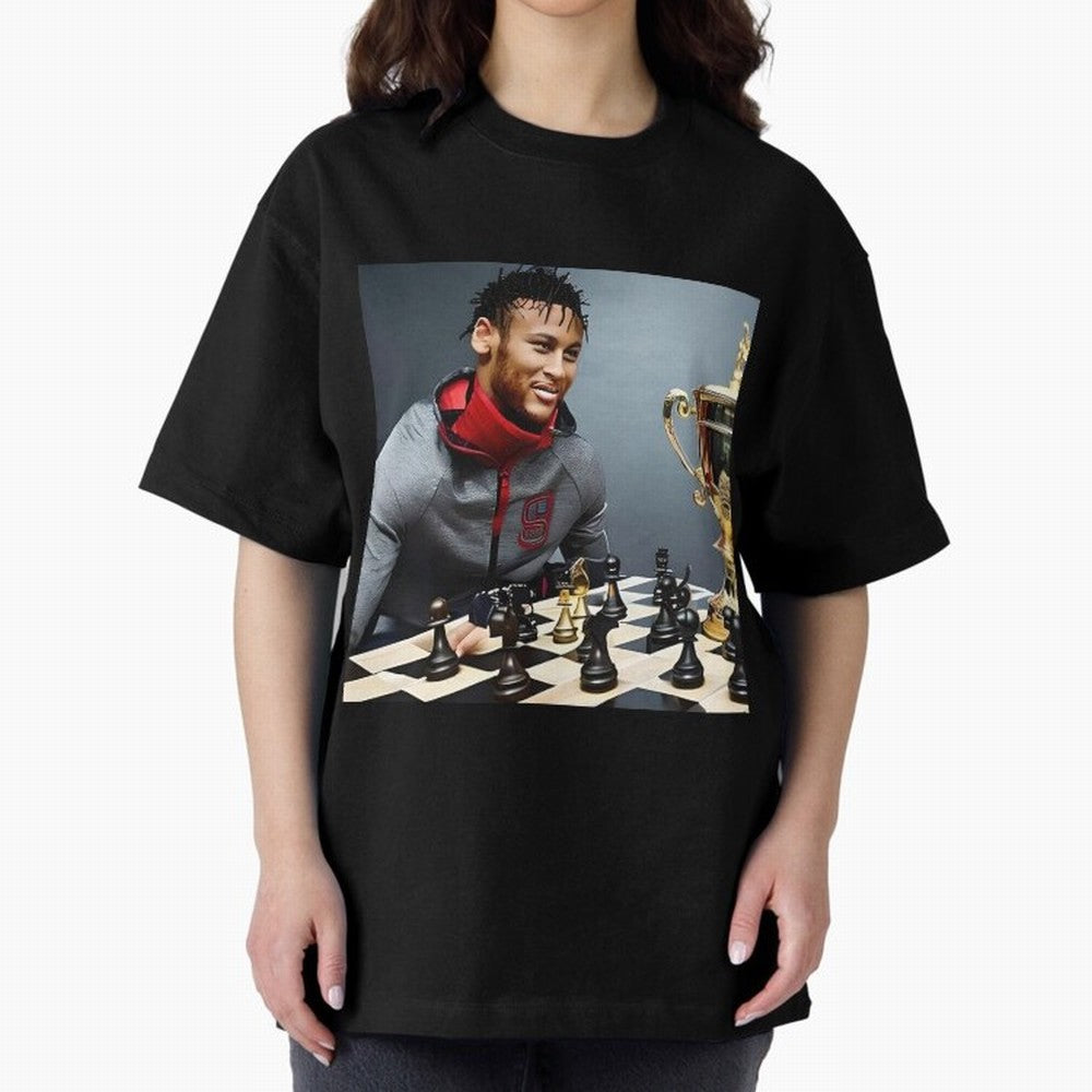 Mastermind: Neymar Playing Chess with the Championship Trophy Classic T-Shirt Honor the Beautiful Game during Global Football Passion for FIFA World Cup 2026 Group Stage, Filled with CR7 and Messi, Germany, Football Festival Excitement, Trophy