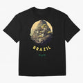 Brazil Style, Japanese Architecture Oversized T-Shirt Join the Countdown to Global Football Passion for FIFA World Cup 2026 Group Stage, Inspired by Messi, Spain and Netherlands, Classic Soccer Heritage, Championship Pressure, Fan Loyalty and
