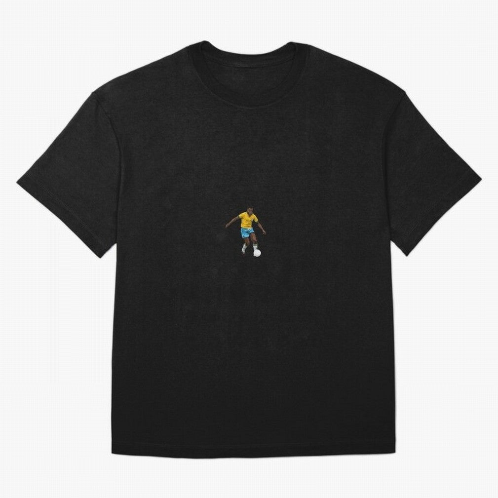 Pele Minimalist Oversized T-Shirt Celebrate National Team Dreams in FIFA World Cup 2026 Group Stage for Fans of Messi and Germany, Bringing Soccer Culture, Superstar Moments, National Team Dreams and Competitive Fire; Ideal for Passionate Fans Who