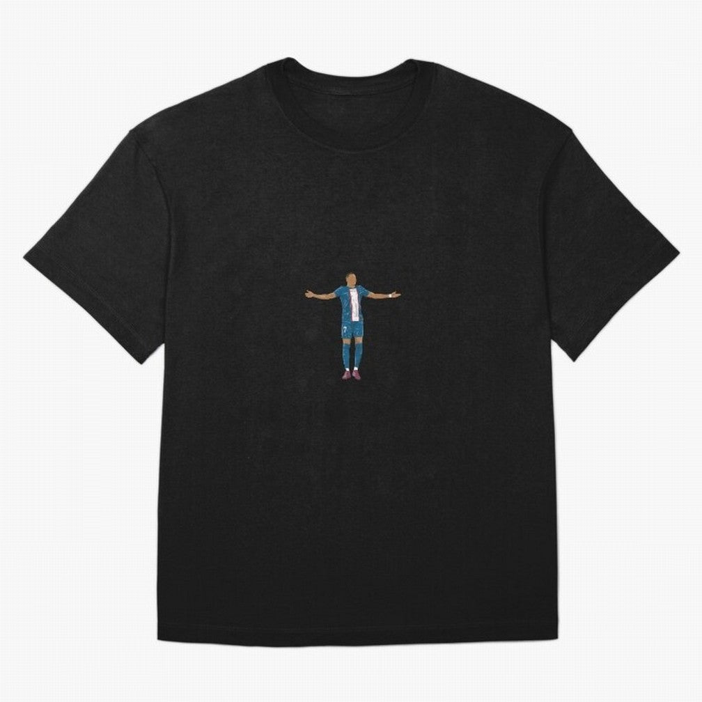 Kylian Mbappe Minimalist Classic T-Shirt Share Global Football Passion for FIFA World Cup 2026 USA Canada Mexico, Driven by Messi, Neymar and Mbappe, Spain and Netherlands, Soccer Culture, Superstar Moments, National Team Dreams and Competitive