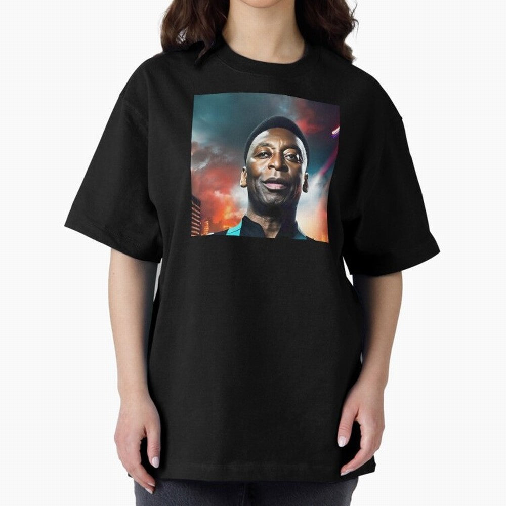 Pele Classic T-Shirt Celebrate FIFA World Cup 2026 Group Stage for Fans of Messi and Cristiano Ronaldo and Argentina, France and Brazil, Bringing Global Supporter Spirit, Legendary Goals, National Colors and Tournament Celebration; Ideal for Fans