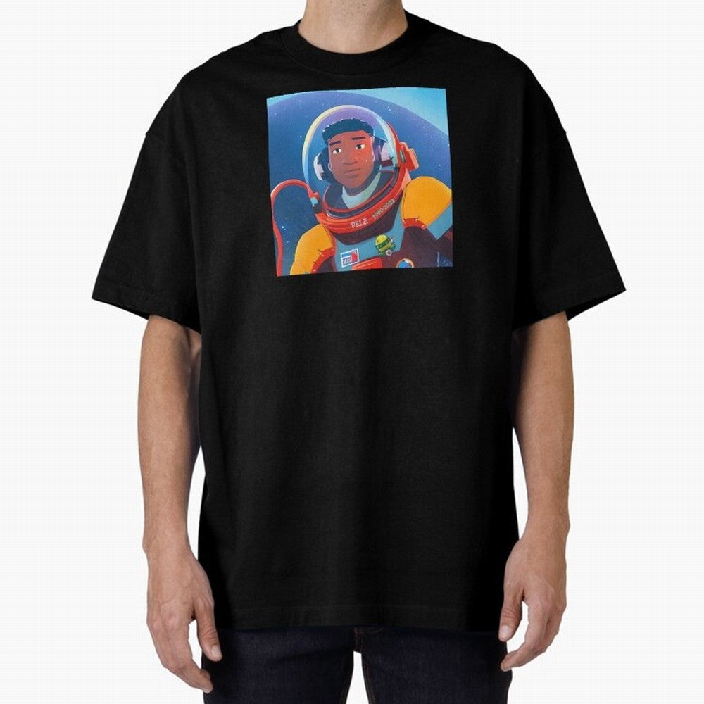 Pele in space looking game Classic T-Shirt Celebrate Global Football Passion for FIFA World Cup 2026, Celebrating Messi, CR7 and Mbappe, France and Portugal, Football History, Final Match Energy, Crowd Noise and Once in a Lifetime Moments; Ideal