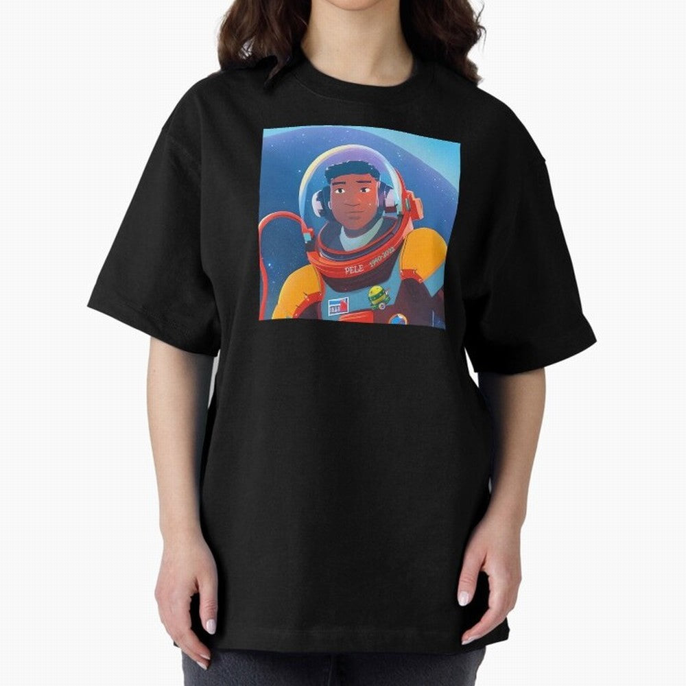 Pele in space looking game Classic T-Shirt Celebrate Global Football Passion for FIFA World Cup 2026, Celebrating Messi, CR7 and Mbappe, France and Portugal, Football History, Final Match Energy, Crowd Noise and Once in a Lifetime Moments; Ideal