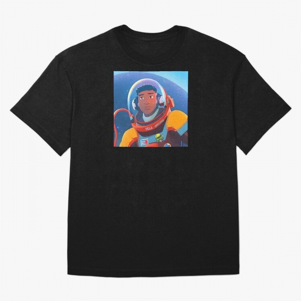Pele in space looking game Classic T-Shirt Celebrate Global Football Passion for FIFA World Cup 2026, Celebrating Messi, CR7 and Mbappe, France and Portugal, Football History, Final Match Energy, Crowd Noise and Once in a Lifetime Moments; Ideal
