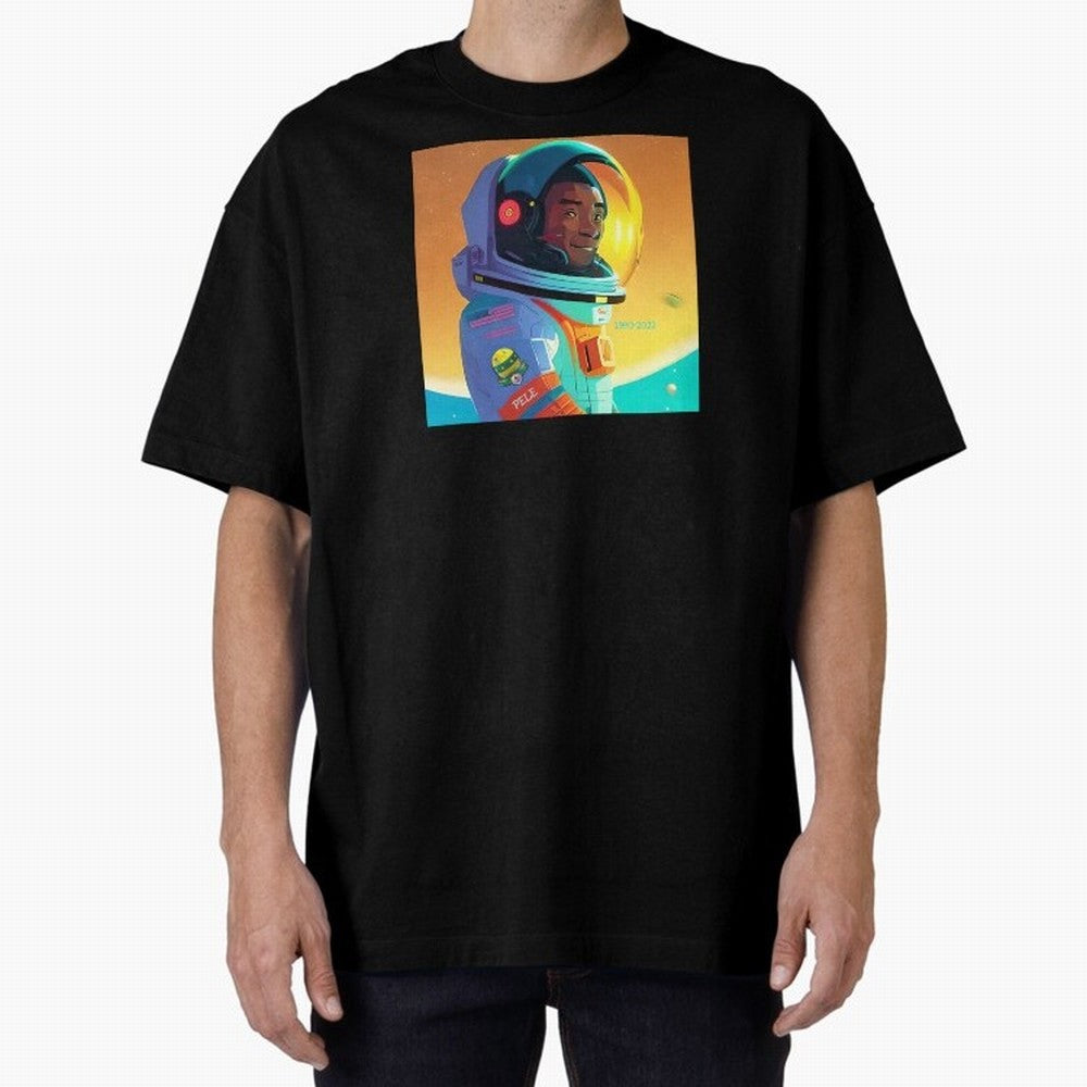 Pele in space looking game Classic T-Shirt Support Your Favorite Stars during FIFA World Cup 2026 Group Stage for Fans of Messi and Portugal, Bringing Football History, Final Match Energy, Crowd Noise and Once in a Lifetime Moments; Ideal for Fans
