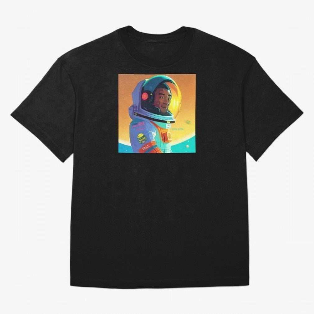 Pele in space looking game Classic T-Shirt Support Your Favorite Stars during FIFA World Cup 2026 Group Stage for Fans of Messi and Portugal, Bringing Football History, Final Match Energy, Crowd Noise and Once in a Lifetime Moments; Ideal for Fans