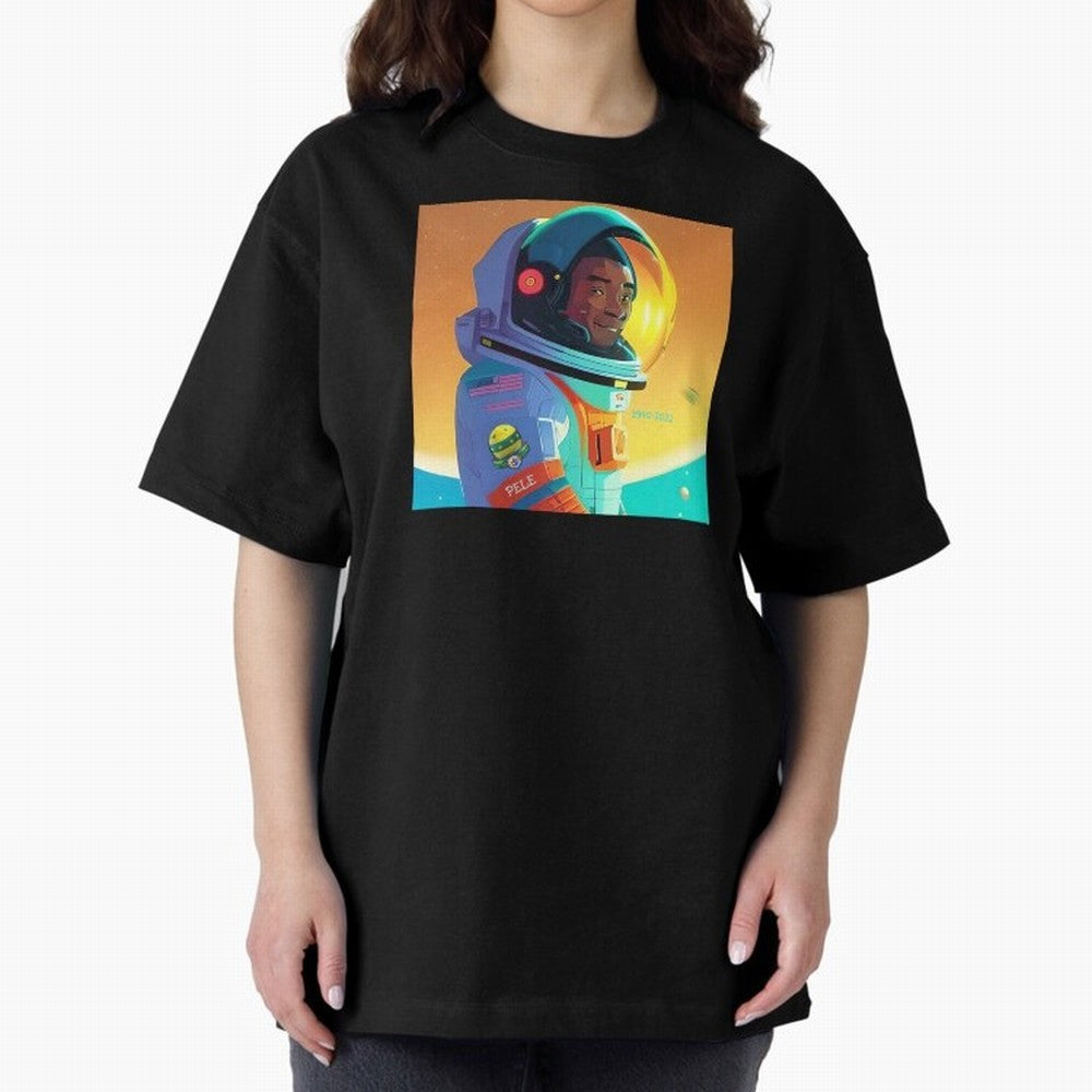 Pele in space looking game Classic T-Shirt Support Your Favorite Stars during FIFA World Cup 2026 Group Stage for Fans of Messi and Portugal, Bringing Football History, Final Match Energy, Crowd Noise and Once in a Lifetime Moments; Ideal for Fans