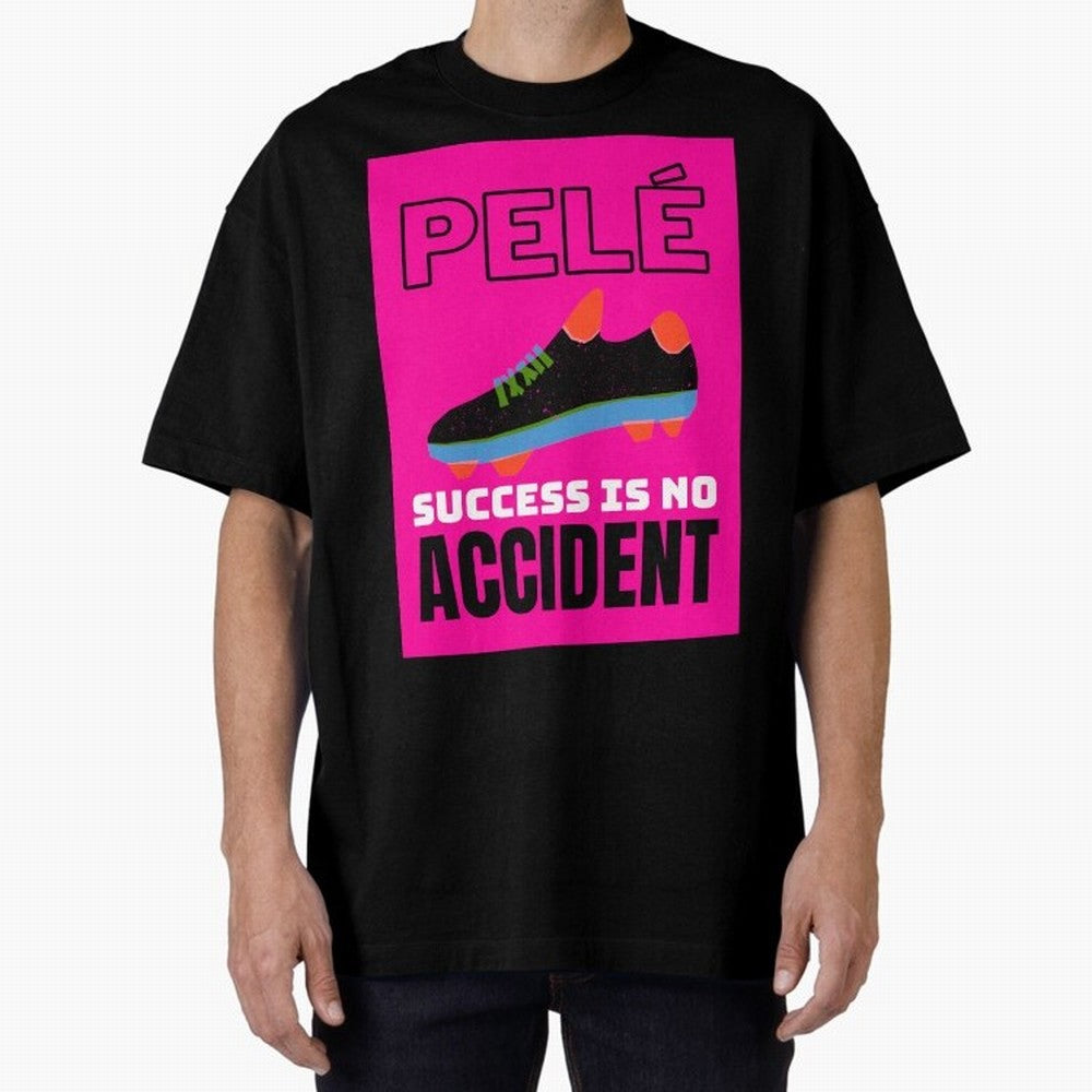 Pele Quote Success Is No Accident Graphic Classic T-Shirt Celebrate Fan Favorites in Global Football Passion for FIFA World Cup 2026, Featuring Neymar, Haaland and Cristiano Ronaldo, Portugal, Sports Nostalgia, International Competition, Famous