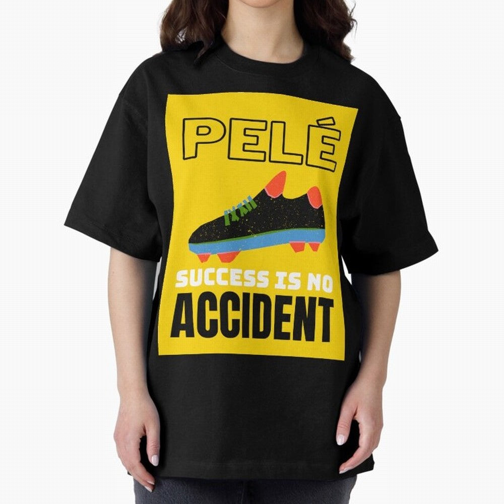 Pele Quote Success Is No Accident Graphic Classic T-Shirt Feel the Roar of FIFA World Cup 2026 Group Stage Highlighting Mbappe and Neymar, Germany Energy, Match Day Excitement, Supporter Culture, Golden Goals and Global Football Passion; Created