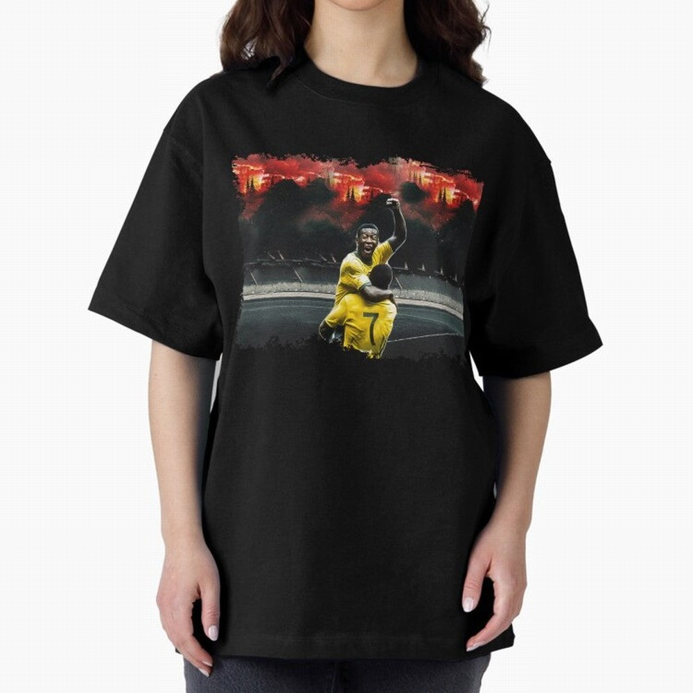 Pele 8K Classic T-Shirt Carry the Colors and Pride of Global Football Passion for FIFA World Cup 2026 Group Stage, Celebrating Haaland, Brazil, Portugal and Argentina, Vintage Soccer Flavor, Modern Football Stars, National Flags and Final Night