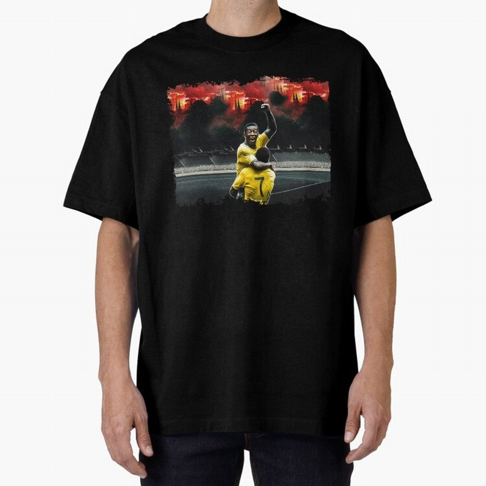 Pele 8K Classic T-Shirt Carry the Colors and Pride of Global Football Passion for FIFA World Cup 2026 Group Stage, Celebrating Haaland, Brazil, Portugal and Argentina, Vintage Soccer Flavor, Modern Football Stars, National Flags and Final Night