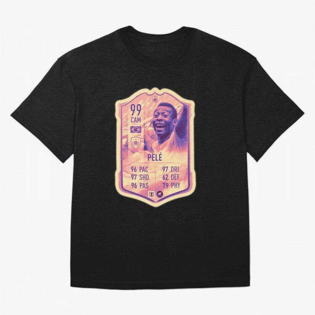 Pele Oversized T-Shirt Feel the Trophy Chase of Match Day Hype around FIFA World Cup 2026, Mbappe and Neymar, Spain, Game Day Rituals, Football Legends, Country Pride and the Road to the Final; Ideal for Passionate Fans Who Love Underdog Stories,