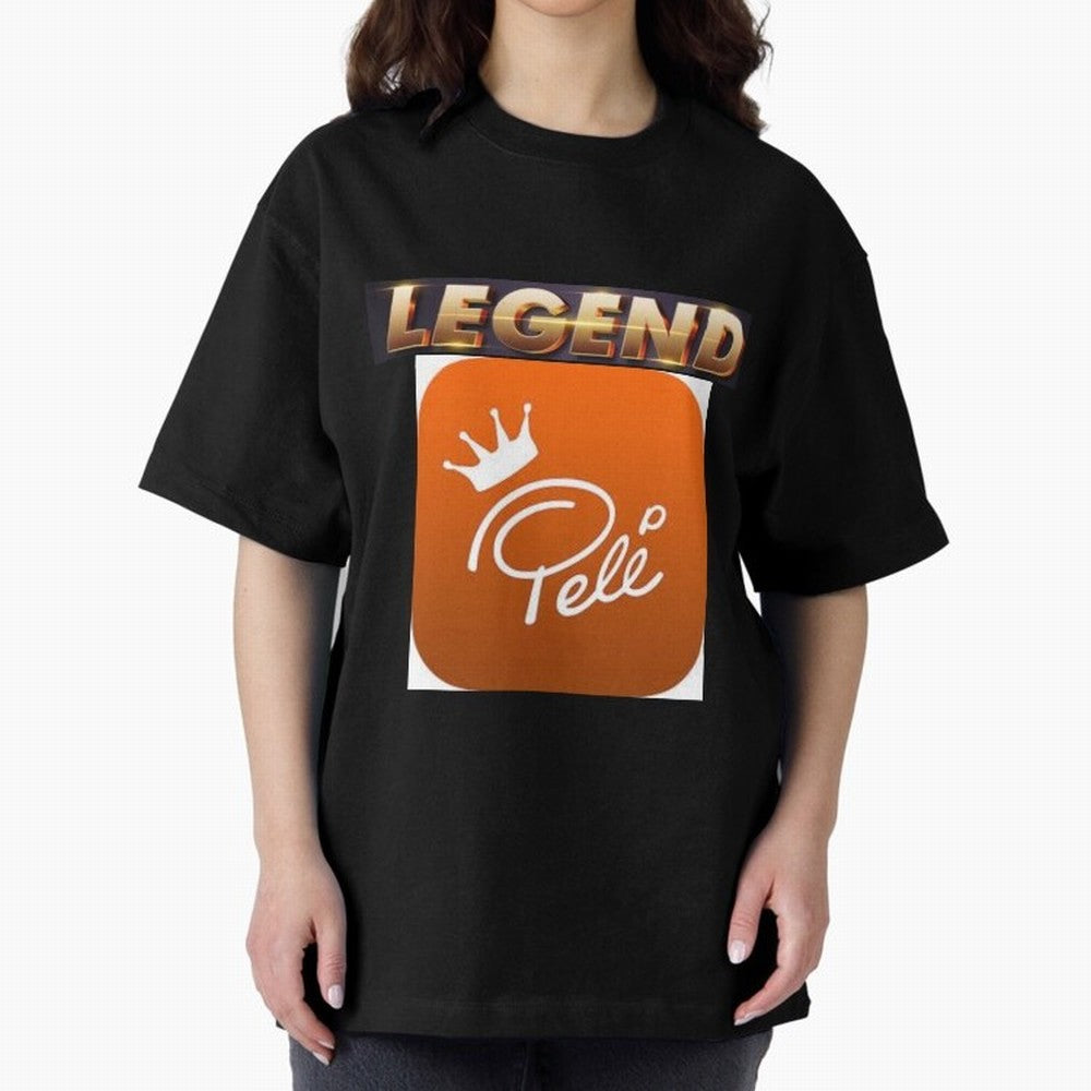 Signed Pele Shirt Oversized T-Shirt Show Your Love for the FIFA World Cup 2026 USA Canada Mexico Journey through CR7 and Messi Highlights, Portugal Pride, Football History, Final Match Energy, Crowd Noise and Once in a Lifetime Moments; Perfect for