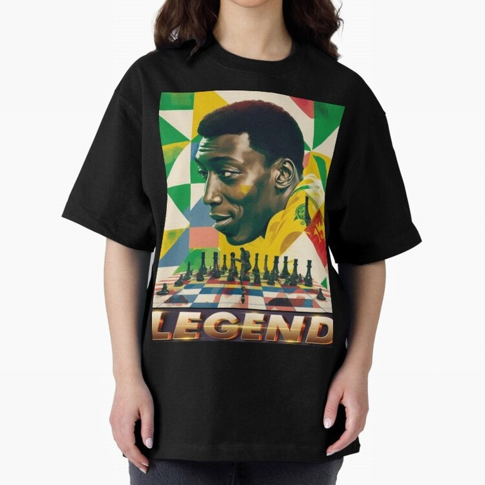 Signed Pele Shirt Oversized T-Shirt Fuel Your Fan Pride for FIFA World Cup 2026 USA Canada Mexico with Neymar, Netherlands Energy, Stadium Memories, Football Loyalty, International Chants and Championship Tradition; Ideal for Football Dads,