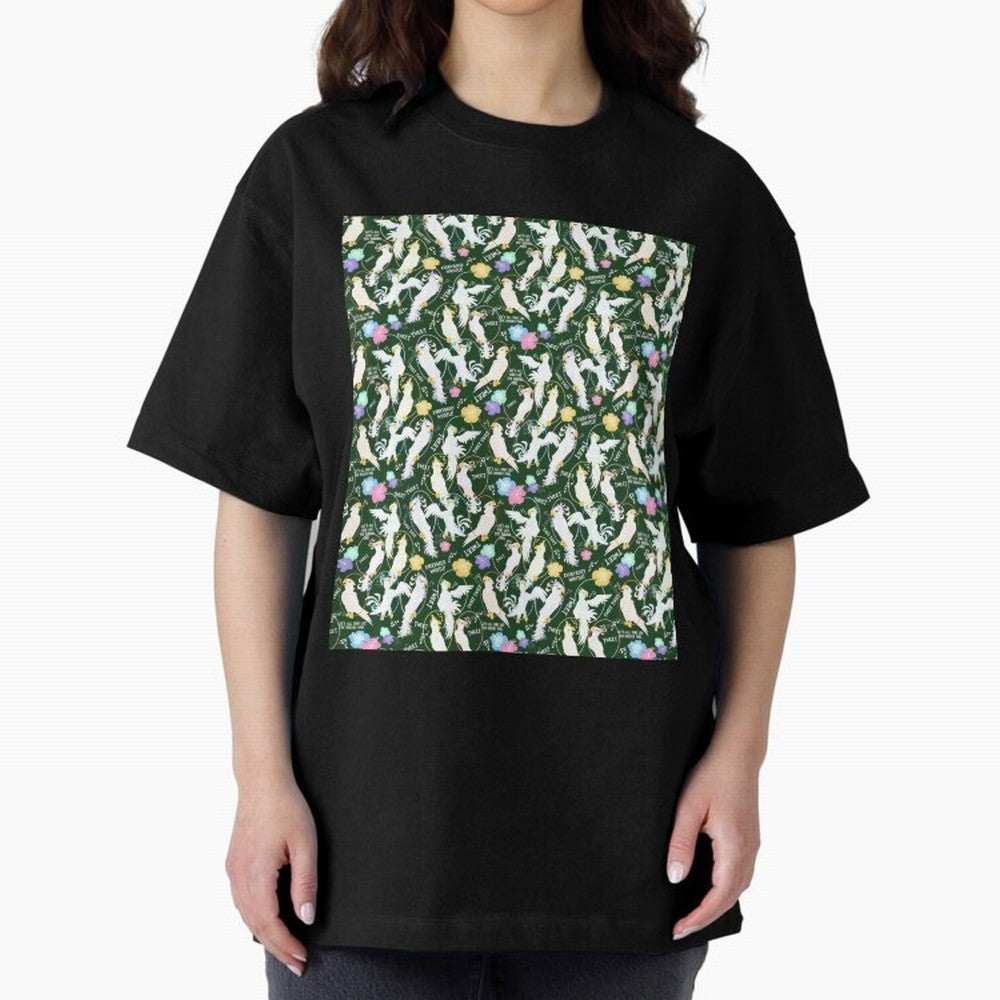 Tiki Room Showgirls Oversized T-Shirt Back the Journey through FIFA World Cup 2026 Group Stage for Fans of Neymar, Haaland and Cristiano Ronaldo and Argentina and Brazil, Bringing Football Festival Excitement, Trophy Ambitions, Country Rivalries