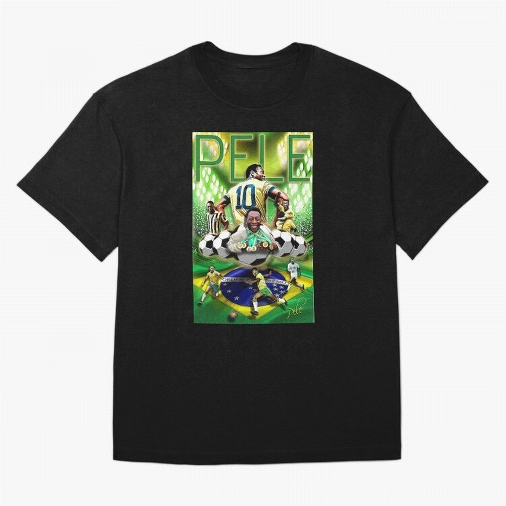 PELE Poster52 Essential T-Shirt Feel the Roar of Match Day Hype around FIFA World Cup 2026 Group Stage, CR7, France and Portugal, Stadium Memories, Football Loyalty, International Chants and Championship Tradition; Perfect for Supporters Who Want