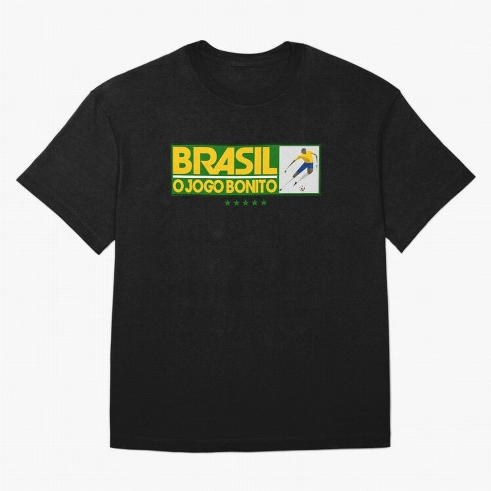 O jogo bonito Oversized T-Shirt Follow the Final Road of FIFA World Cup 2026 with CR7 and Messi, Portugal Energy, Match Day Excitement, Supporter Culture, Golden Goals and Global Football Passion; Ideal for Fans Who Follow Messi, Cristiano Ronaldo,