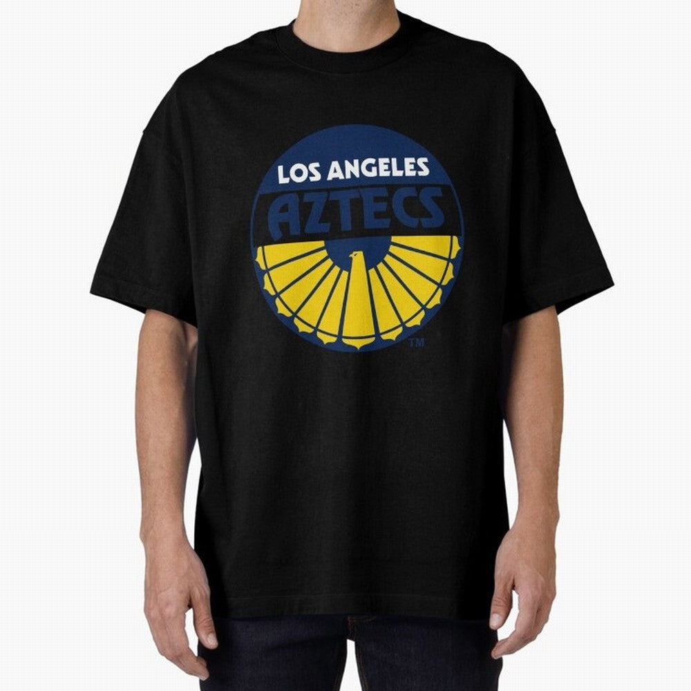LA AZTECS200 Oversized T-Shirt Relive the Noise and Pride of the FIFA World Cup 2026 USA Canada Mexico Journey through Neymar Highlights, England Pride, Match Day Excitement, Supporter Culture, Golden Goals and Global Football Passion; Made for