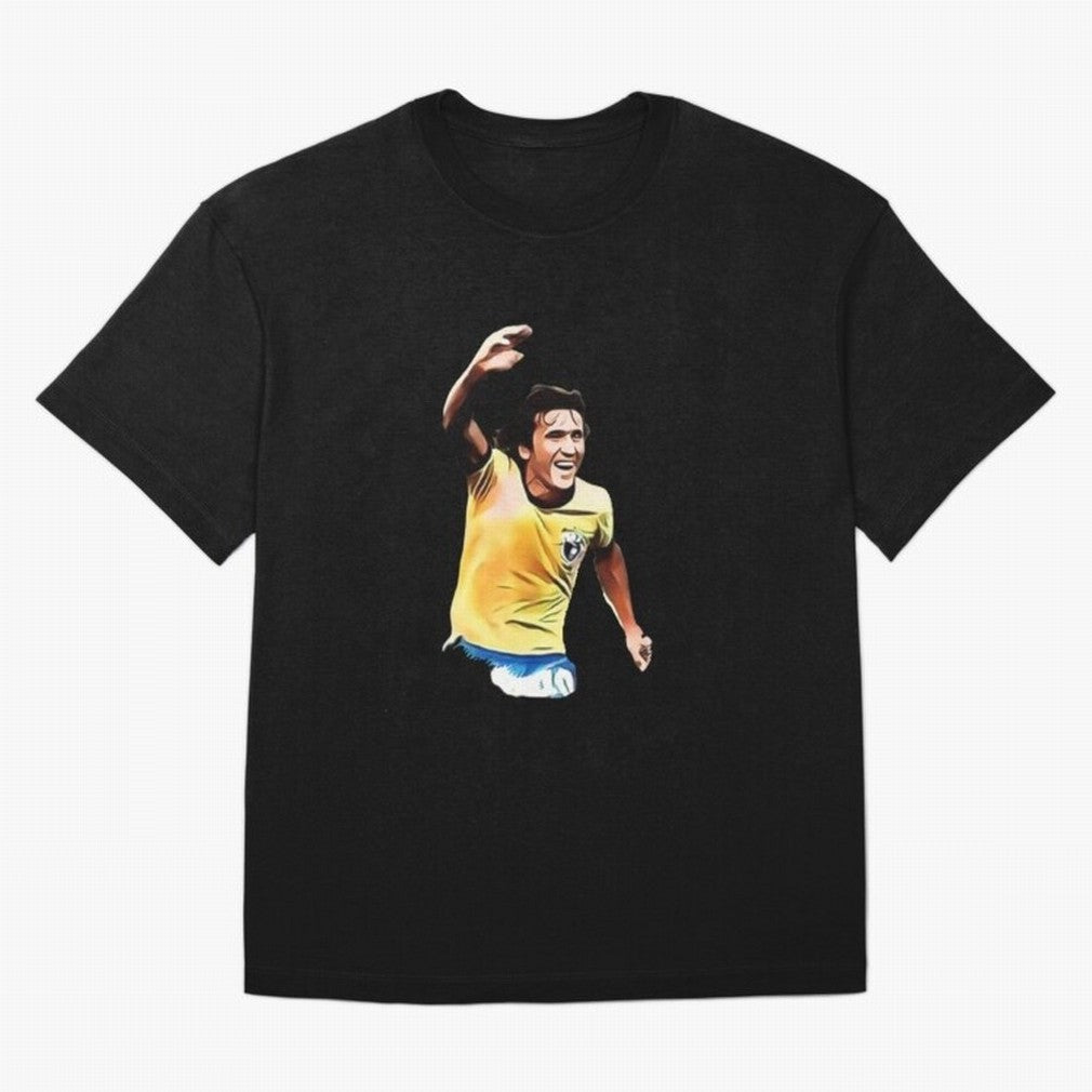 Legends of The Beautiful Game Cartoon Collection Legends Arthur Zico 2 Cartoon Artwork134 Oversized T-Shirt Celebrate Supporters United by FIFA World Cup 2026 Spirit, Made for Germany, Messi, Vintage Soccer Flavor, Modern Football Stars, National