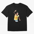 Legends of The Beautiful Game Cartoon Collection Legends Arthur Zico 2 Cartoon Artwork134 Oversized T-Shirt Celebrate Supporters United by FIFA World Cup 2026 Spirit, Made for Germany, Messi, Vintage Soccer Flavor, Modern Football Stars, National
