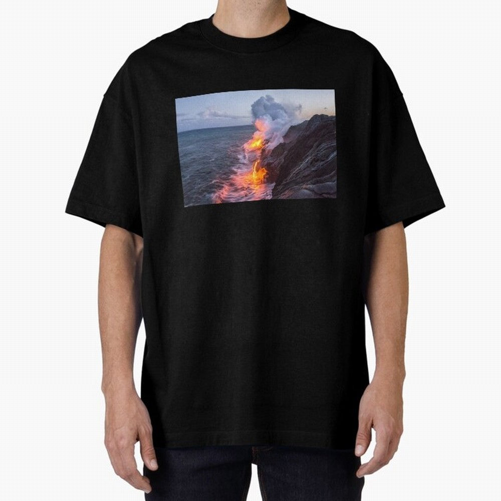 Kilauea Volcano Lava Flow Sea Entry 3 The Big Island Hawaii1 Classic T-Shirt Show Up for the Glory of FIFA World Cup 2026 for Fans of Messi and Cristiano Ronaldo and Brazil, Portugal and Argentina, Bringing Football Passion, Legendary Performances,